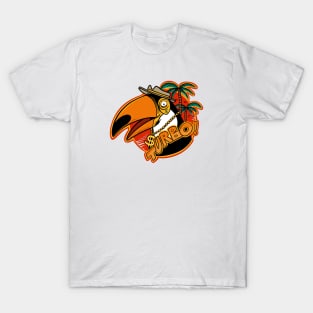 Toucan Turbo (front print) T-Shirt